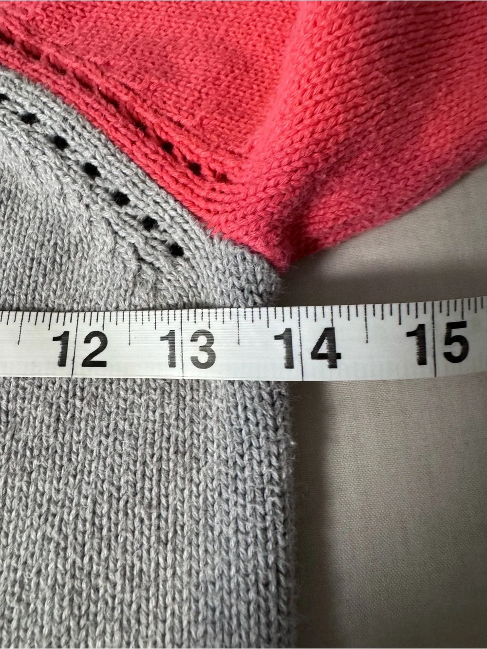 Girl’s Sweater Grey & Pink Raglan Sleeve Preppy Retro Sport Academia Soft Girl